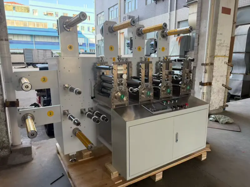 Xiamen Junssen Intelligent's Multi-station Rotary Die-Cutter for Physiotherapy Electrodes Completed Assembly for Customer Shipment